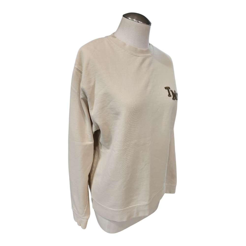 TMJ Beige Crewneck Sweatshirt Size Small - Picture 5 of 9